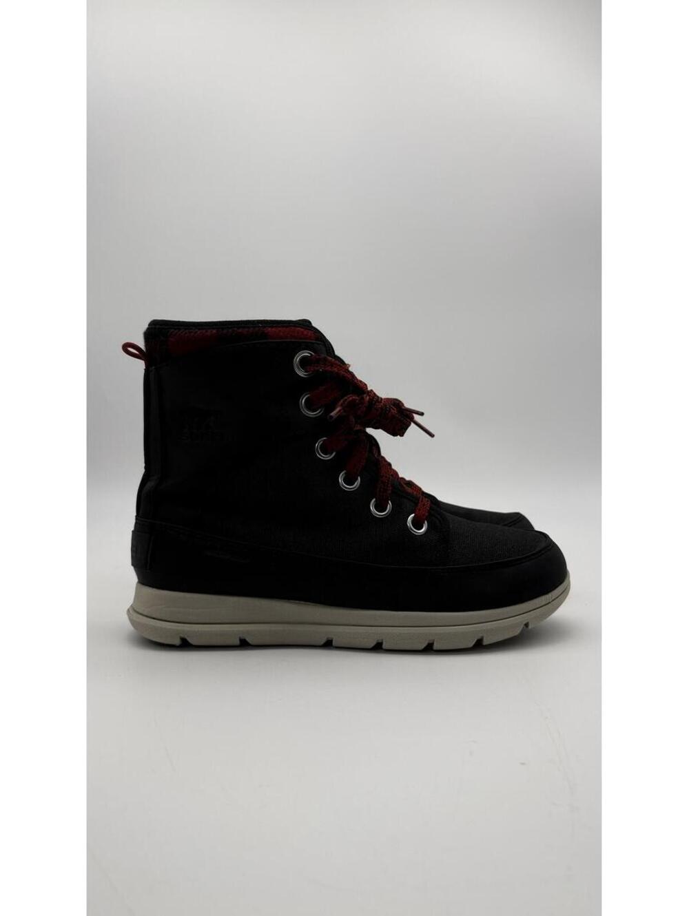 Sorel Explorer 1964 Womens Waterproof Winter Snow Boot Black Size 8